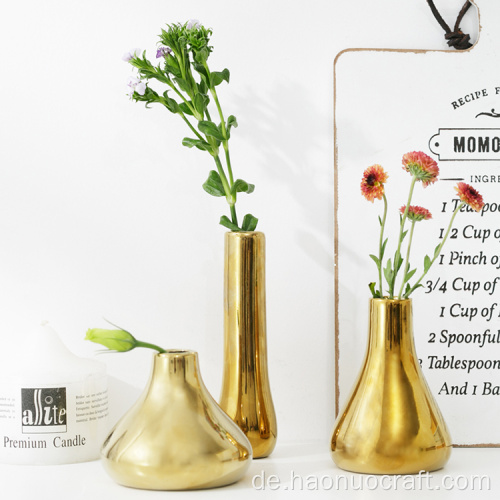 minimalistisches Design goldene europäische Wohnzimmer Ornamente Blume